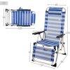TUMBONA DE PLAYA RECLINABLE ALUMINIO CON COJÍN AKTIVE 149X49X78/116 CM - Image 5