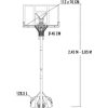 CANASTA BALONCESTO POLICARBONATO LIFETIME PORTÁTIL AJUSTABLE CON TABLERO ALTURA 244-305 CM - Image 3