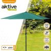 PARASOL 300 CM CON CHIMENEA Y MÁSTIL DE ALUMINIO 4,8 CM COLOR VERDE - Image 2