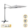 PARASOL EXCÉNTRICO 300 CM ROMA CON MÁSTIL DE ALUMINIO 4,8 CM COLOR ANTRACITA - Image 4