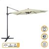 PARASOL EXCÉNTRICO 300 CM ROMA CON MÁSTIL DE ALUMINIO 4,8 CM COLOR CREMA - Image 4