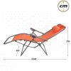 TUMBONA TEXTILENO NARANJA AKTIVE 160X52X76/106CM - Image 2