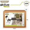 CONJUNTO DE MESA CUADRADA PLEGABLE (60X72 CM) + 2 SILLAS DE RATÁN (44X83,5 CM) AKTIVE - Image 6