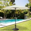 PARASOL DE TERRAZA 270 CM CON CHIMENEA Y MÁSTIL DE ALUMINIO AKTIVE - Image 2