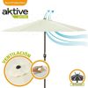 PARASOL DE TERRAZA 270 CM CON CHIMENEA Y MÁSTIL DE ALUMINIO AKTIVE - Image 4
