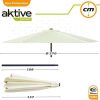 PARASOL DE TERRAZA 270 CM CON CHIMENEA Y MÁSTIL DE ALUMINIO AKTIVE - Image 5