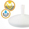 SOPORTE PARASOL POLIRESINA BLANCA 30 KGS TUBO 4,8 CM D58X35 CM - Image 3