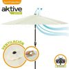 PARASOL DE TERRAZA 300 CM CON CHIMENEA Y MÁSTIL DE ALUMINIO AKTIVE - Image 2