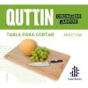 TABLA PARA CORTAR DE MADERA 45X27CM BAMBÚ QUTTIN - Image 9