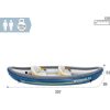 CANOA HINCHABLE PARA 2 PERSONAS WYOMING C2 CON REMOS CON MANGO DE ALUMINIO + BOMBA DE HINCHADO + ACCESORIOS 307X89X53 CM - Image 5
