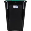 CUBO BASURA COVERLINE 44L NEGRO/TAPA VERDE - Image 2