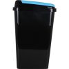 CUBO BASURA RECTANGULAR BIDO 45L NEGRO/AZUL - Image 3