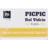 SET 6 BOLS VIDRIO CUADRADO 10,5X9XH3,5CM PICPIC - Image 3