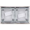 SET 6 BOLS VIDRIO CUADRADO 10,5X9XH3,5CM PICPIC - Image 4