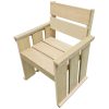 5 pcs conjunto de jantar para exterior pinho impregnado - Image 3