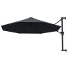 Guarda-sol de parede com mastro de metal 300 cm antracite - Image 3