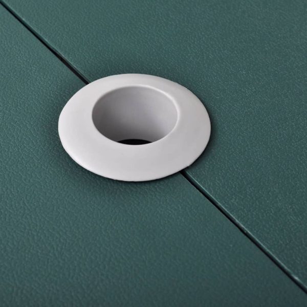 Conjunto mesa campismo c/ 4 bancos alumínio extra verde-claro - Image 3