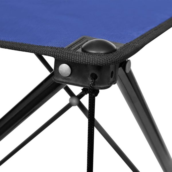 Mesa de campismo dobrável, azul - Image 3