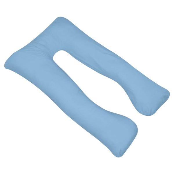 Almofada de gravidez 90x145 cm, azul claro - Image 2