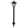 Candeeiro solar LED de exterior 6 pcs preto - Image 2