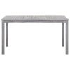 5 pcs conjunto de jantar para exterior acácia maciça cinzento - Image 3