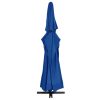 Guarda-sol de jardim com poste alumínio 500 cm azul-ciano - Image 3