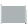 Toldo lateral retrátil para pátio 100x500 cm cinzento - Image 2