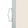 Toldo lateral retrátil para pátio 140x500 cm creme - Image 2