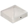 Tampas piramidais postes vedação 6pcs metal galvanizado 71x71mm - Image 2