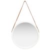Espelho de parede com alça 50 cm branco - Image 2