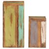 Suportes para plantas 2 pcs madeira recuperada maciça - Image 2