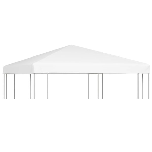 Cobertura de gazebo 270 g/m² 3x3 m branco - Image 2