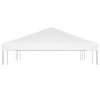 Cobertura de gazebo 270 g/m² 3x3 m branco - Image 3