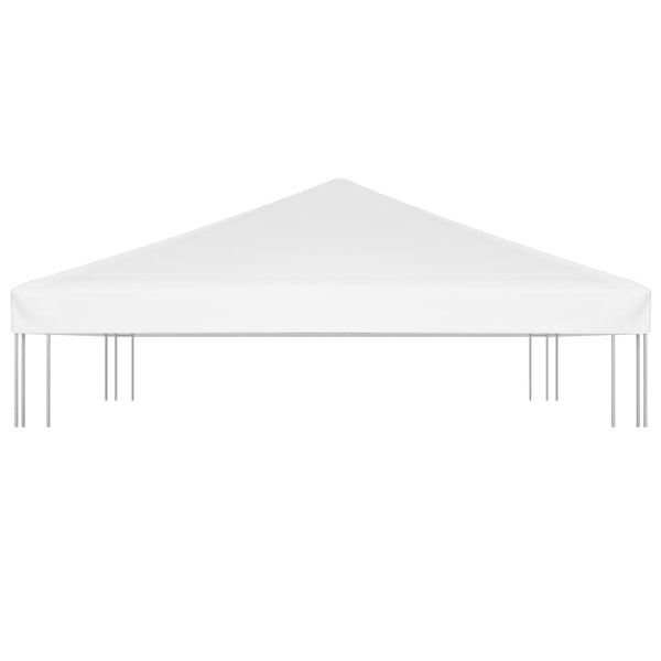 Cobertura de gazebo 270 g/m² 3x3 m branco - Image 3