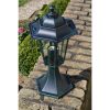 Candeeiros de jardim 2 pcs alumínio verde-escuro e preto - Image 3