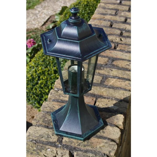 Candeeiros de jardim 2 pcs alumínio verde-escuro e preto - Image 3