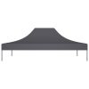 Teto para tenda de festas 4,5x3 m 270 g/m² antracite - Image 3