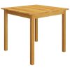 3 pcs conjunto de jantar para jardim bege - Image 2