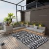 Tapete de exterior 120x180 cm PP preto