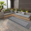 Tapete de exterior 80x250 cm PP preto