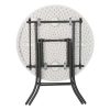 MESA REDONDA PLEGABLE BLANCA LIFETIME D83X73,5 CM - Image 5