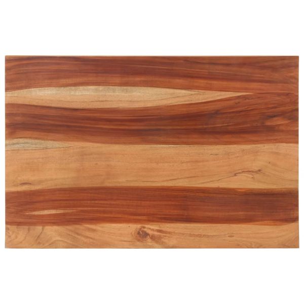 Tampo de mesa madeira de sheesham maciça 15-16 mm 60x90 cm