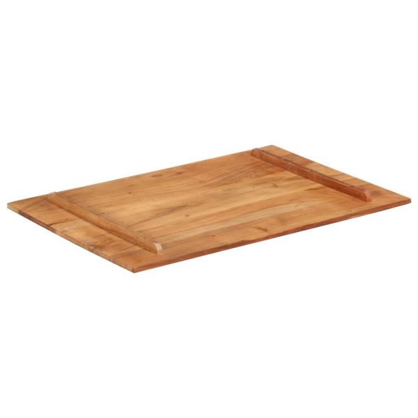 Tampo de mesa madeira de sheesham maciça 15-16 mm 60x90 cm - Image 3