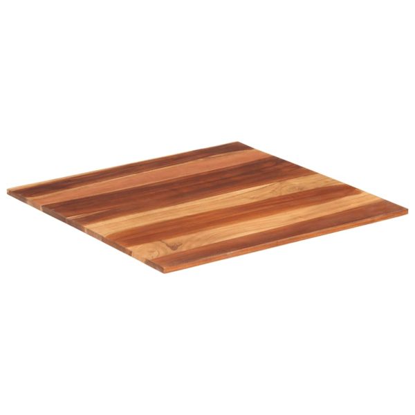 Tampo de mesa madeira de sheesham maciça 15-16 mm 70x70 cm - Image 2