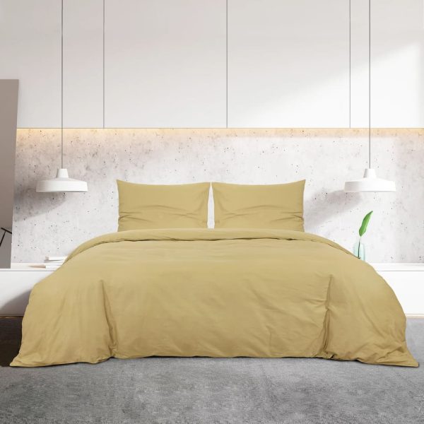 Conjunto de capa de edredão 225x220 cm cinza-acastanhado - Image 3