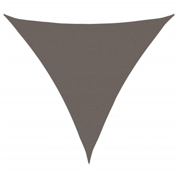 Para-sol estilo vela 160 g/m² 6x6x6 m PEAD antracite