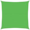 Para-sol estilo vela 160 g/m² 6x6 m PEAD verde-claro