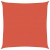 Para-sol estilo vela 160 g/m² 7x7 m PEAD terracota