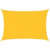 Para-sol estilo vela 160 g/m² 3x4,5 m PEAD amarelo