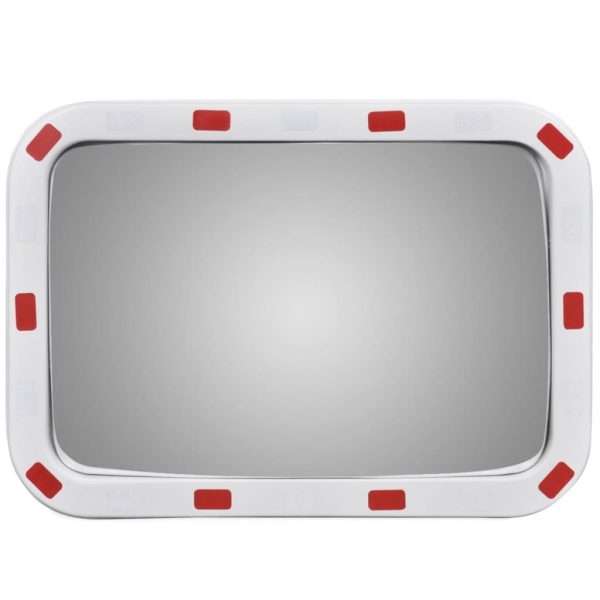 Convex Espelho de trânsito retangular 40 x 60 cm com refletores - Image 2